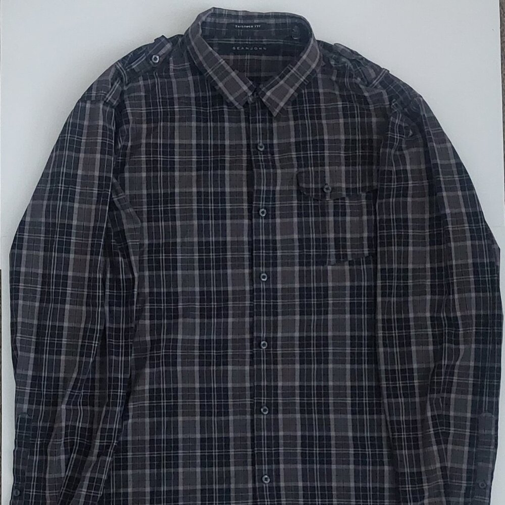 SEANJOHN Men's long sleeve Dress shirt Size XXL